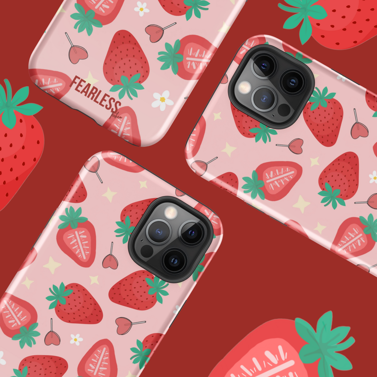 Strawberry iPhone Case